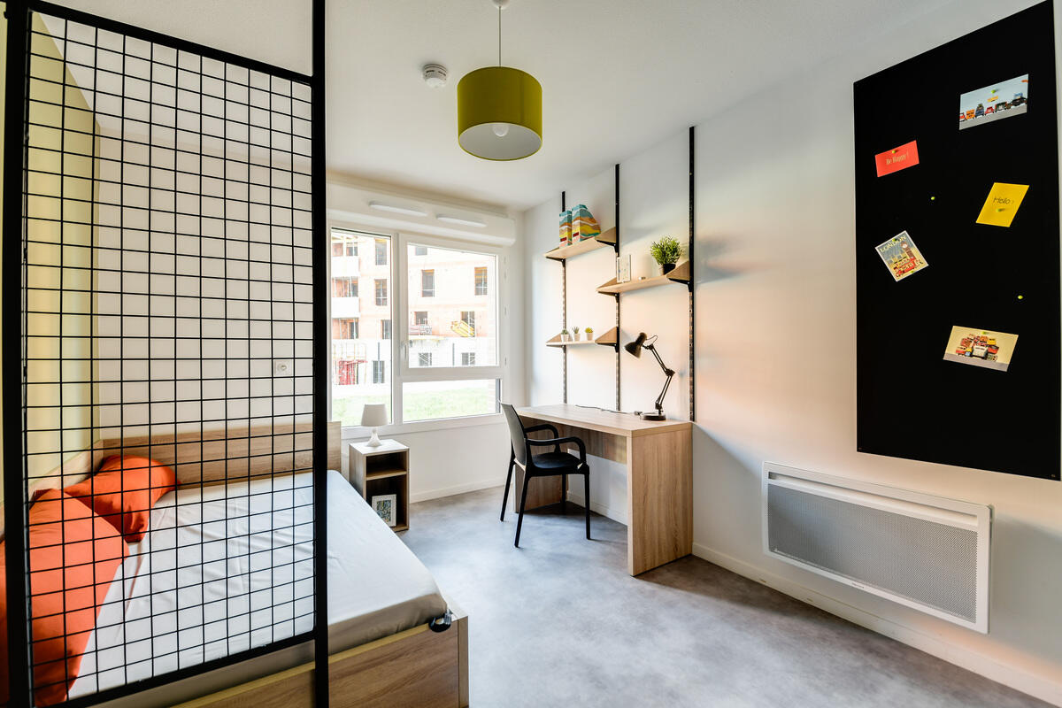 Chambre studio de la résidence Studéa Toulouse Purpan — logement étudiant quartier Purpan